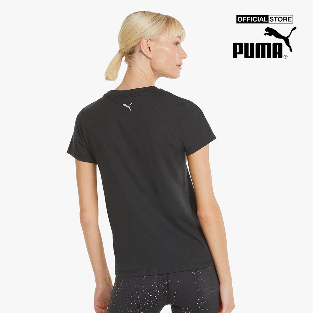 PUMA - Áo thun thể thao nữ tay ngắn Stardust Crystalline Training 521374