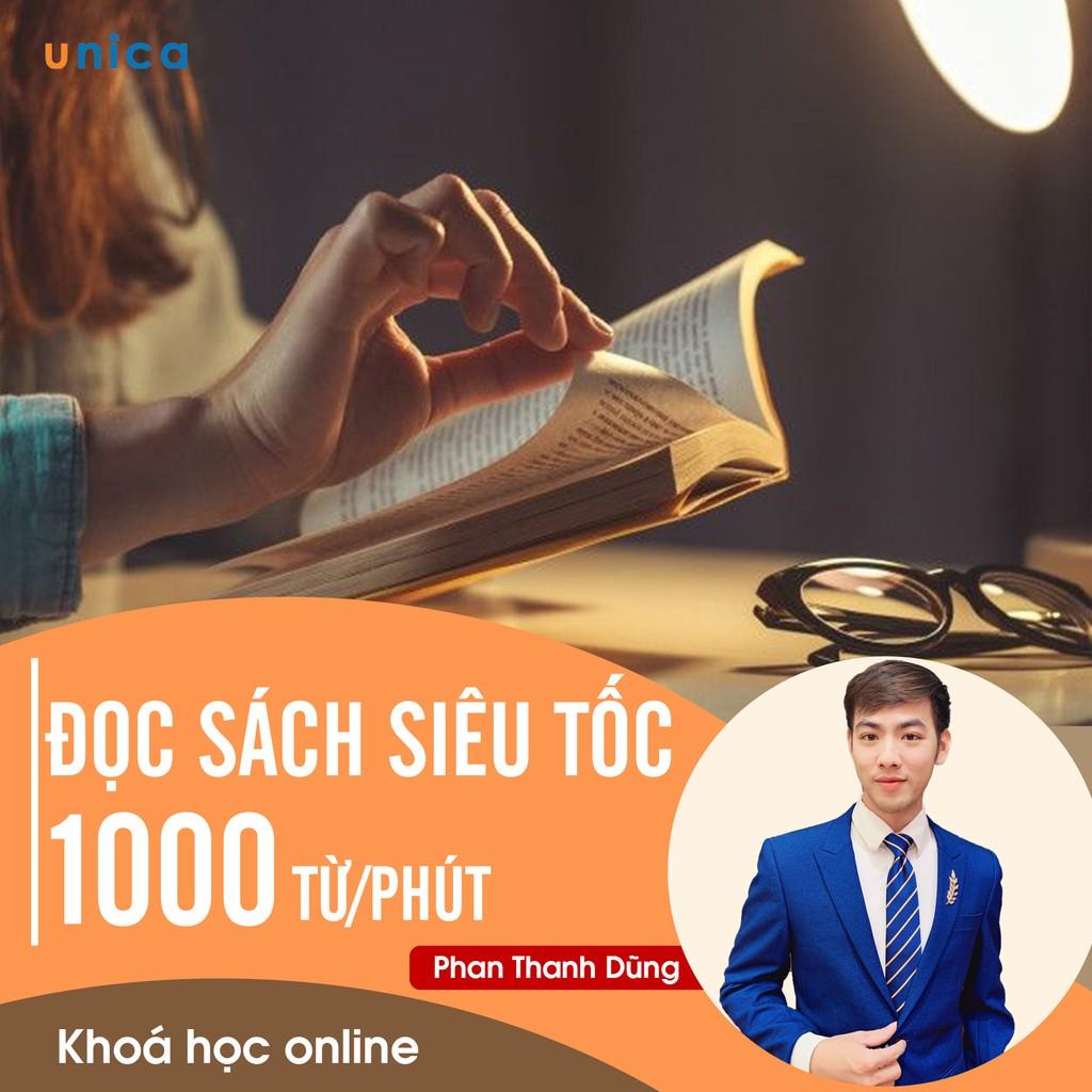 - Khóa học PHÁT TRIỂN CÁ NHÂN-  Phương pháp đọc sách siêu tốc 1000 từ/phút- UNICA.VN