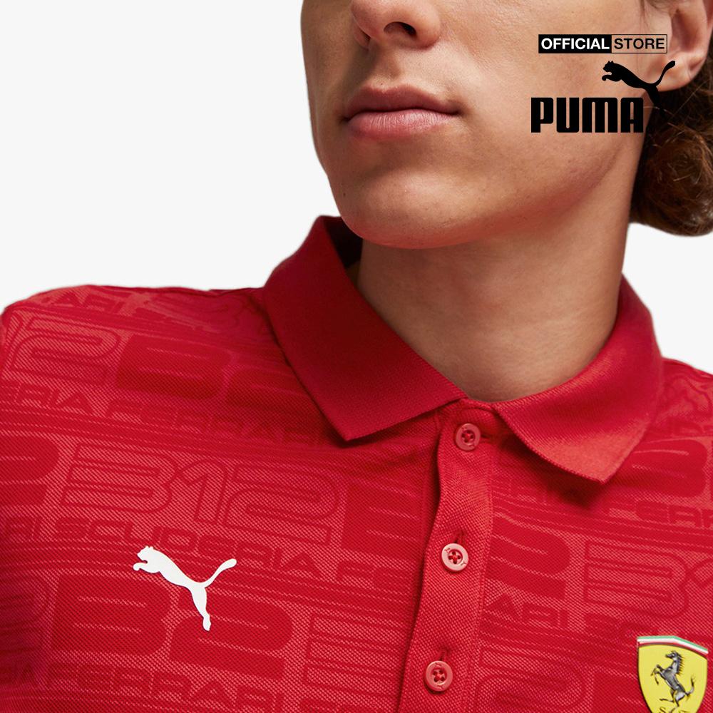 PUMA - Áo polo nam tay ngắn Scuderia Ferrari Race Graphic Printed Motorsport 535844