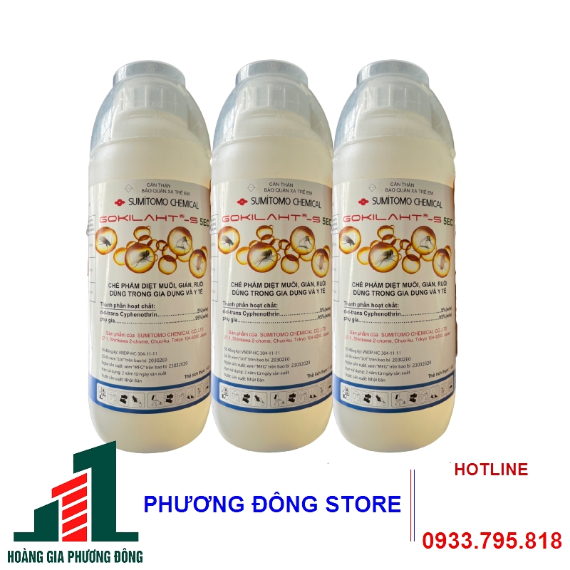 Thuốc diệt muỗi và côn trùng GOKILAHT S 5EC