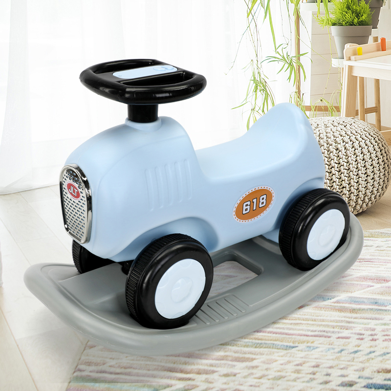 Chòi chân bập bênh 2 trong 1 BABY PLAZA CC618 có đèn nhạc