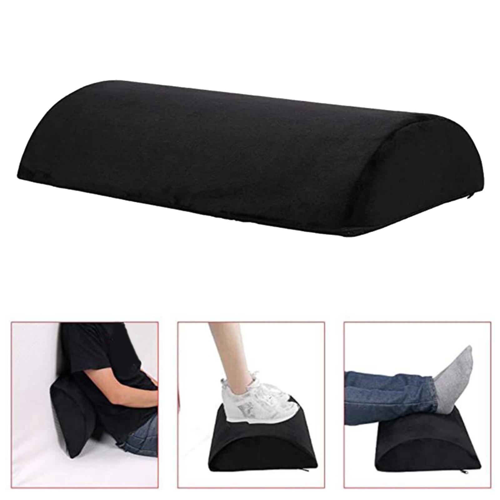 Foot Rest Pillow Cushion Travel Office Home Leg Up Footrest