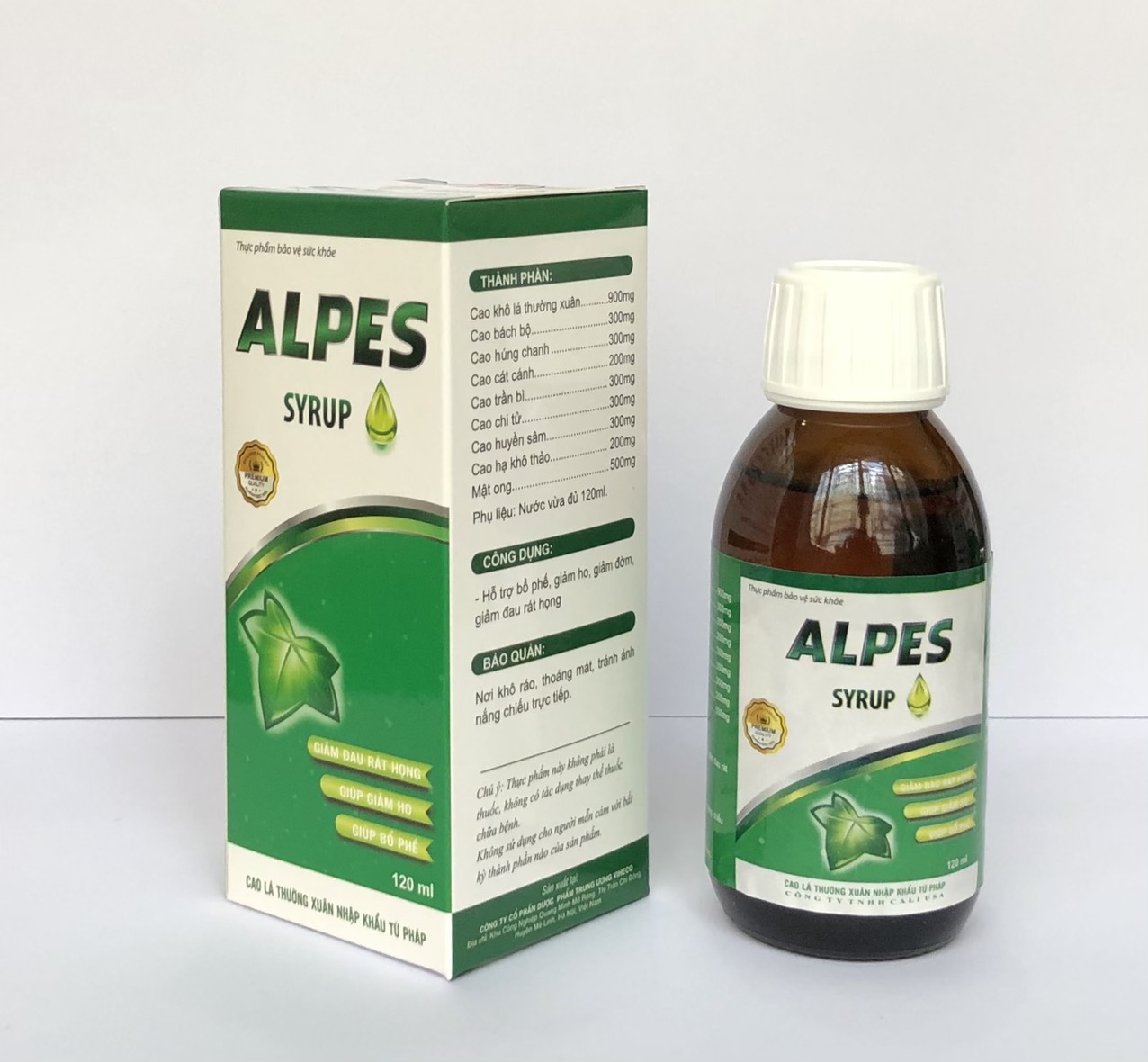 Siro Ho Alpes Chai - 120ml