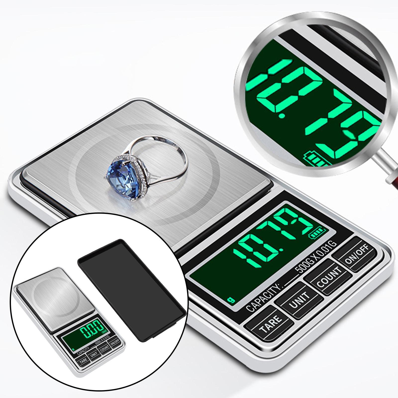 High Precision Digital Jewelry Scale LED Display Tare PCS for Jewelry Baking