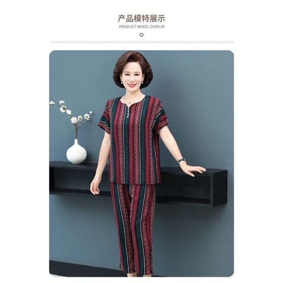 Bộ đồ trung niên nư_bộ mặc nhà trung niên cho bà cho mẹ