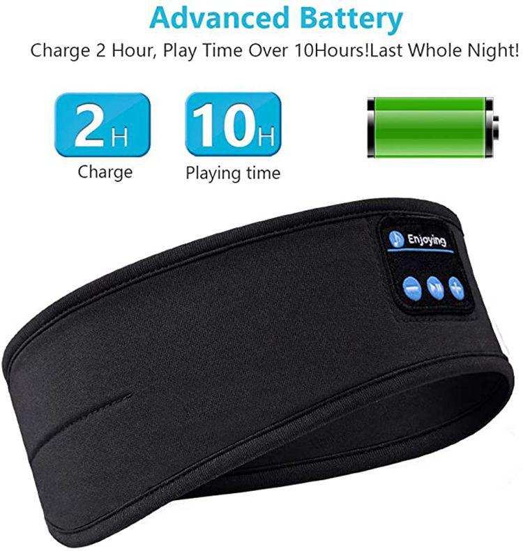 Sleep Headphones Bluetooth Headband-Wireless Sports Headband Headphones with Ultra-Soft Music Headband