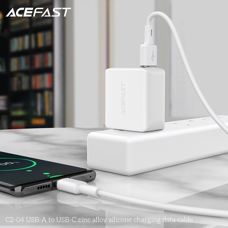 Cáp sạc Acefast cổng USB-A to USB-C (1.2m) - C2-04 Hàng chính hãng Acefast