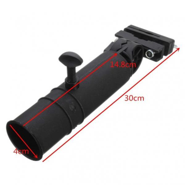 Adjustable Golf Push Cart Umbrella Holder for golf 2pcs Black