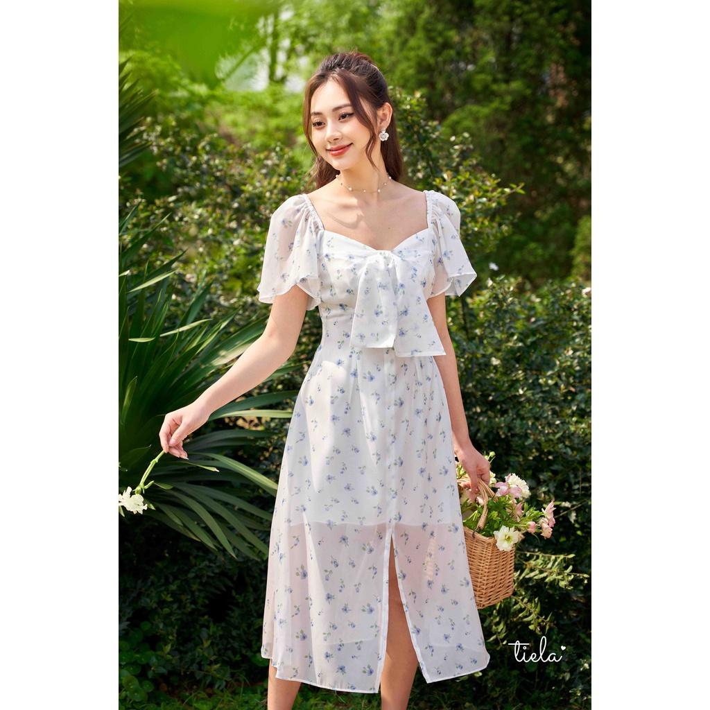 TIELA Đầm váy hoa đính nơ ngực - Cora Dress