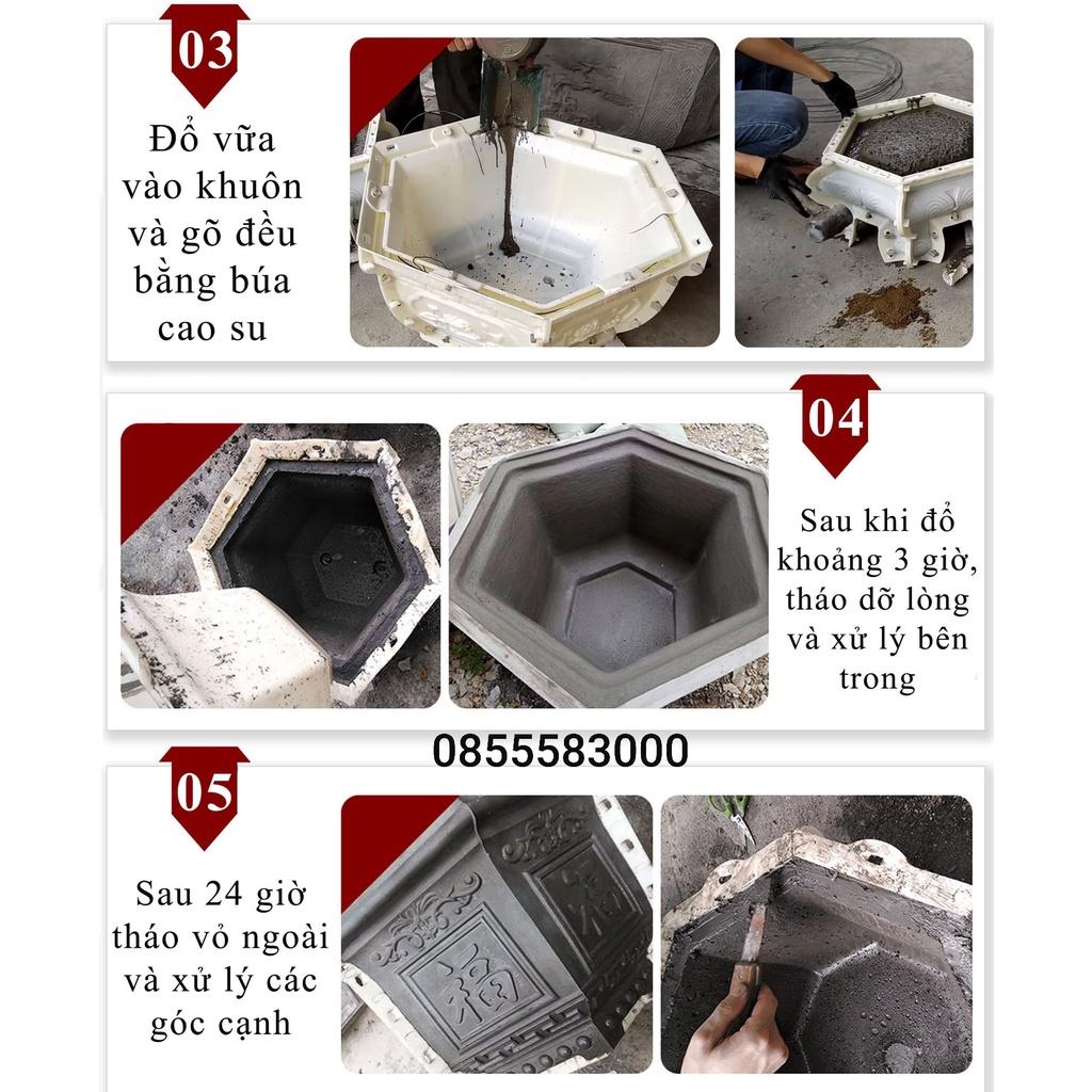 Khuôn đúc chậu cảnh chữ nhật 1m