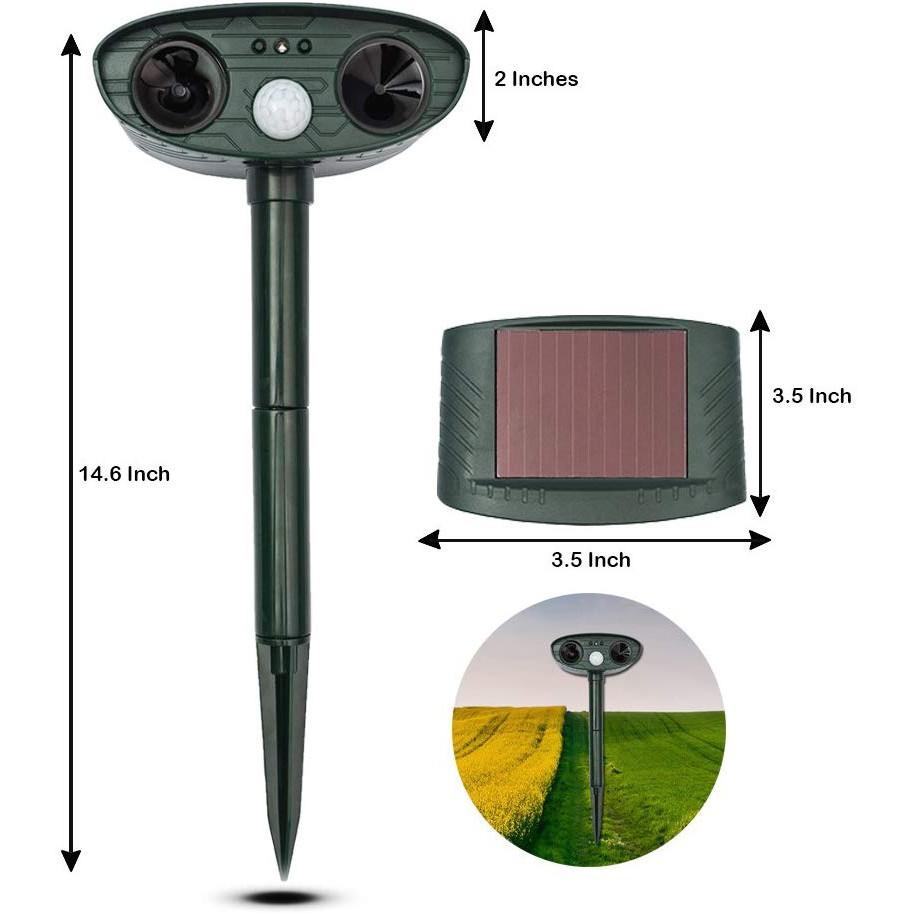 Máy đuổi chim gây hại trên đồng năng lượng mặt trời (chứng chỉ CE, RoHS)