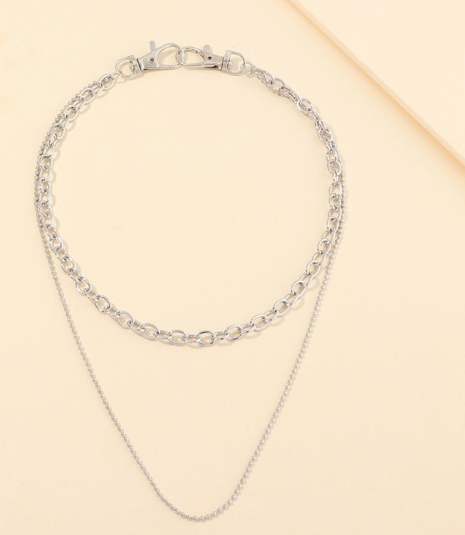 Dây xích đeo quần 2 tầng unisex