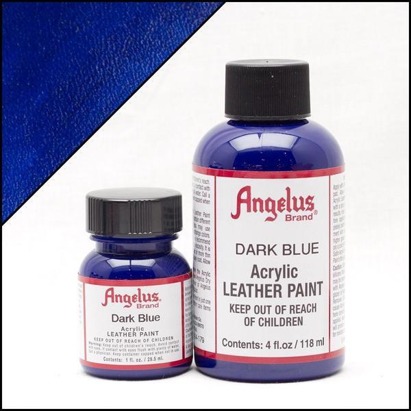 Dark Blue - Màu Angelus Leather Paint | Màu sơn vẽ cho da, vải - màu custom giầy, túi chuyên dụng