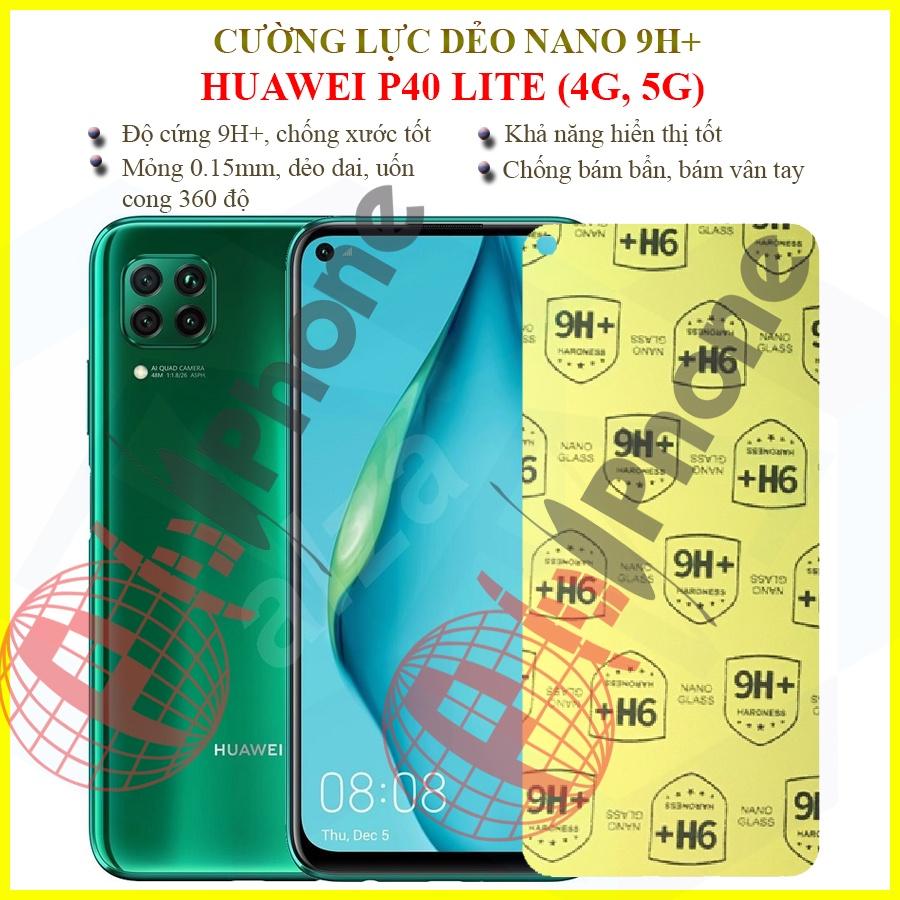 Dán cường lực dẻo nano dành cho Huawei P40 Lite 4G, 5G