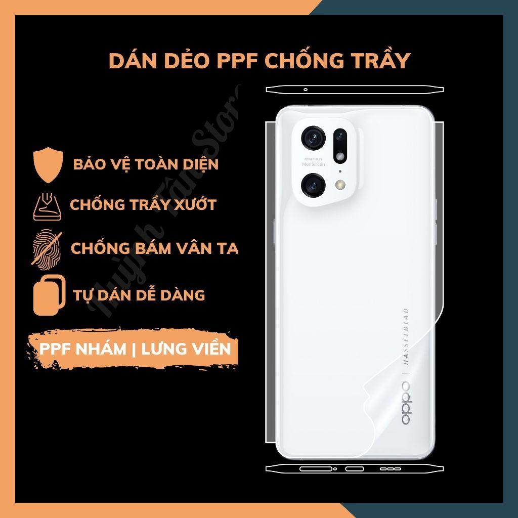 Miếng dán ppf find x5 pro trong suốt hoặc nhám chống vân tay bảo vệ camera mua 1 tặng 1 phụ kiện huỳnh tân store