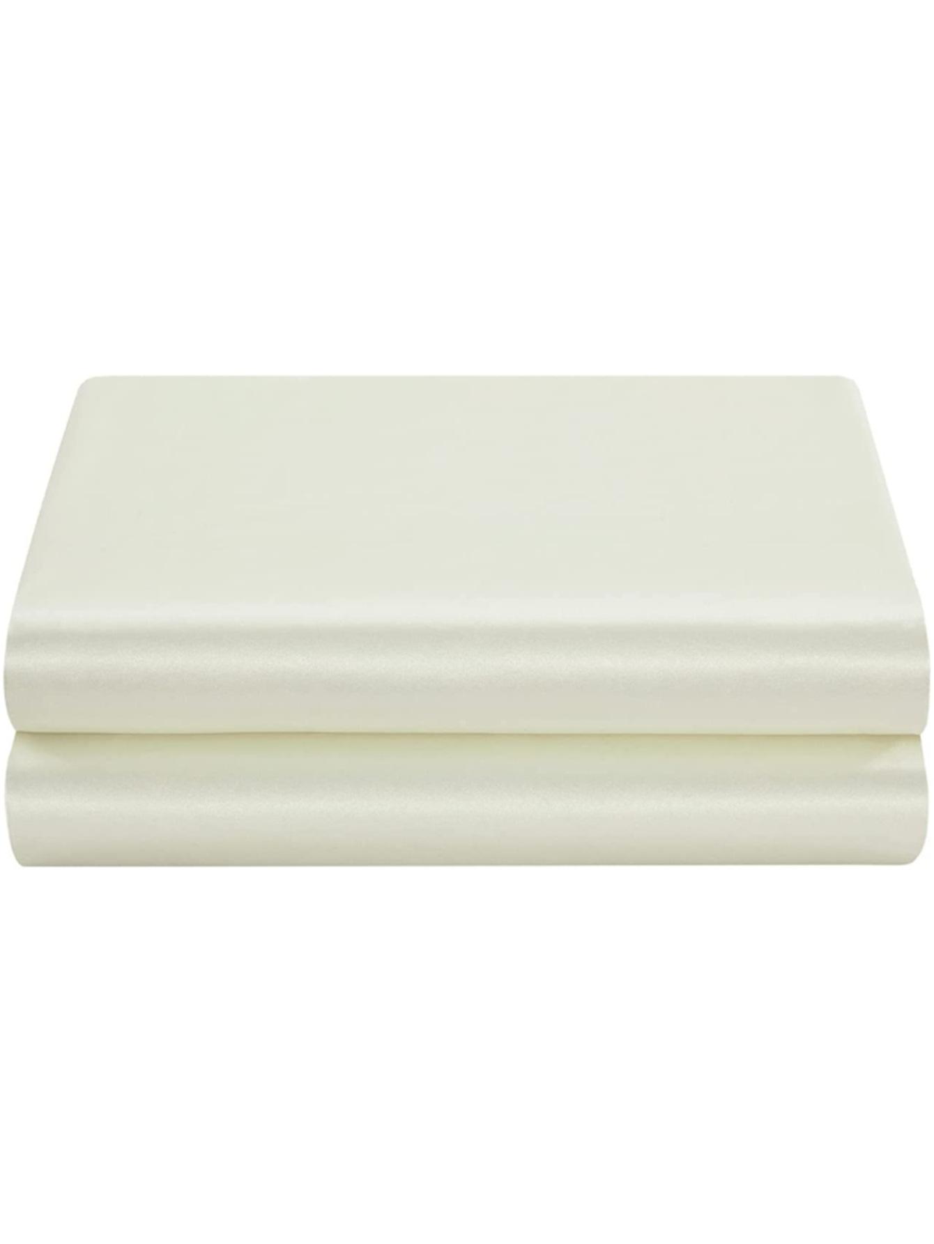 3 Chiếc Cao Cấp Lụa Satin Khăn Trải Giường Đôi Ga Giường Bộ Drap Bọc Giường Dòng Nữ Hoàng Vương Giường Chắc Chắn Giường bao Da Drap Giường Áo Gối Chần Gòn