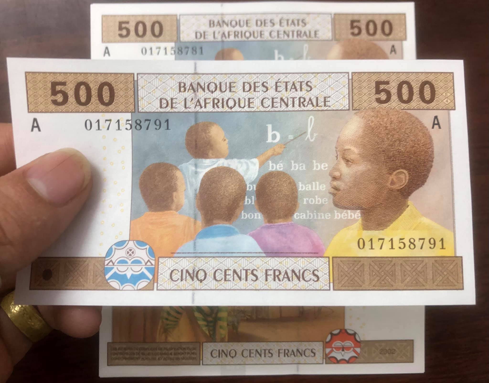 Tiền cổ 500 Francs của Cộng hòa Bờ Biển Ngà sưu tầm