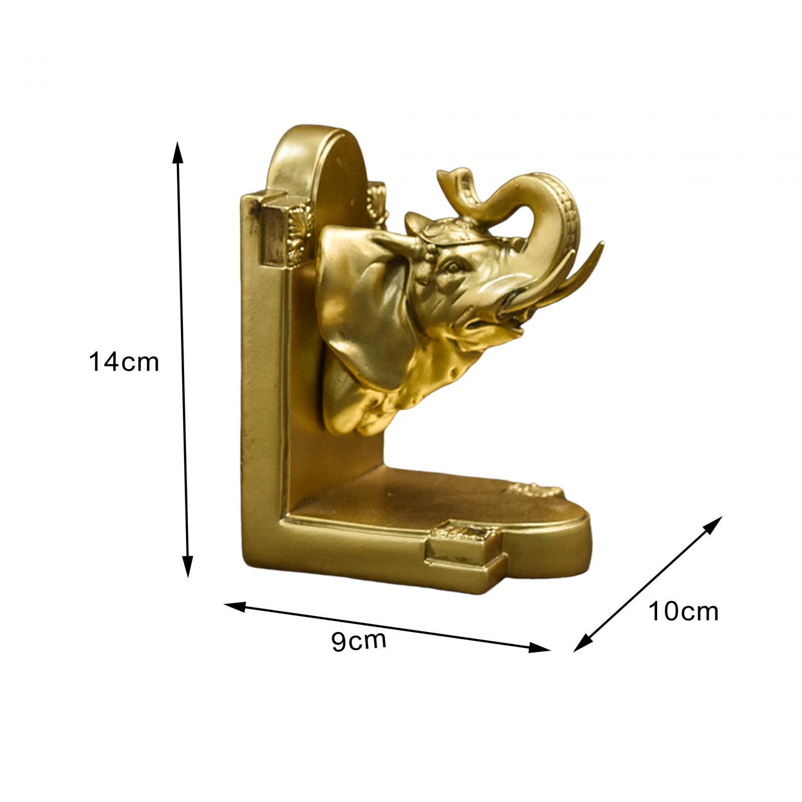 Decorative Bookends Book Stopper Non Skid Bookrack Home Decor Resin Book Ends Book Support for School Desk Living Room Bedroom Vinyl Records