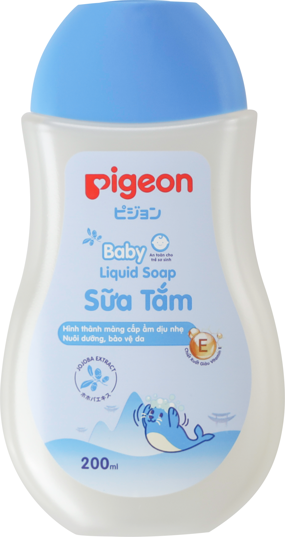 Sữa tắm dịu nhẹ Jojoba Pigeon 200ml/700ml (MẪU MỚI)