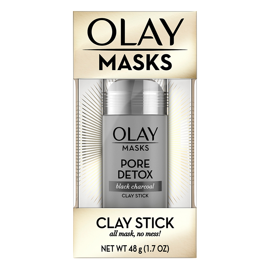 Mặt Nạ Olay Masks Pore Detox Black Charcoal Clay Stick 48g