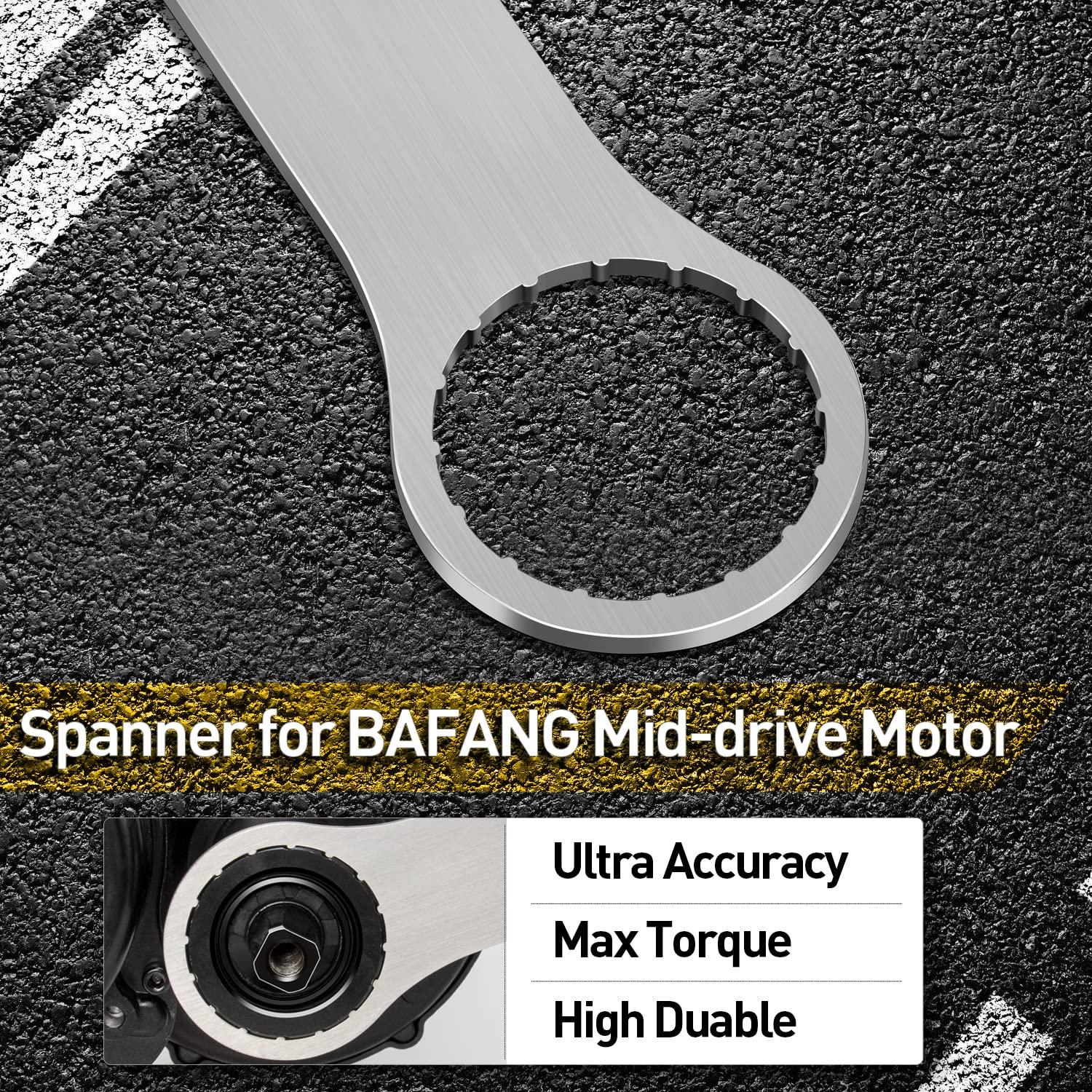 Khóa Dynamometric để chuyển đổi bộ cho BAFANG BBS01 BBS02 BBSHD Điện điện, công cụ lắp đặt cho động cơ ổ đĩa trung tâm, công cụ xe đạp điện