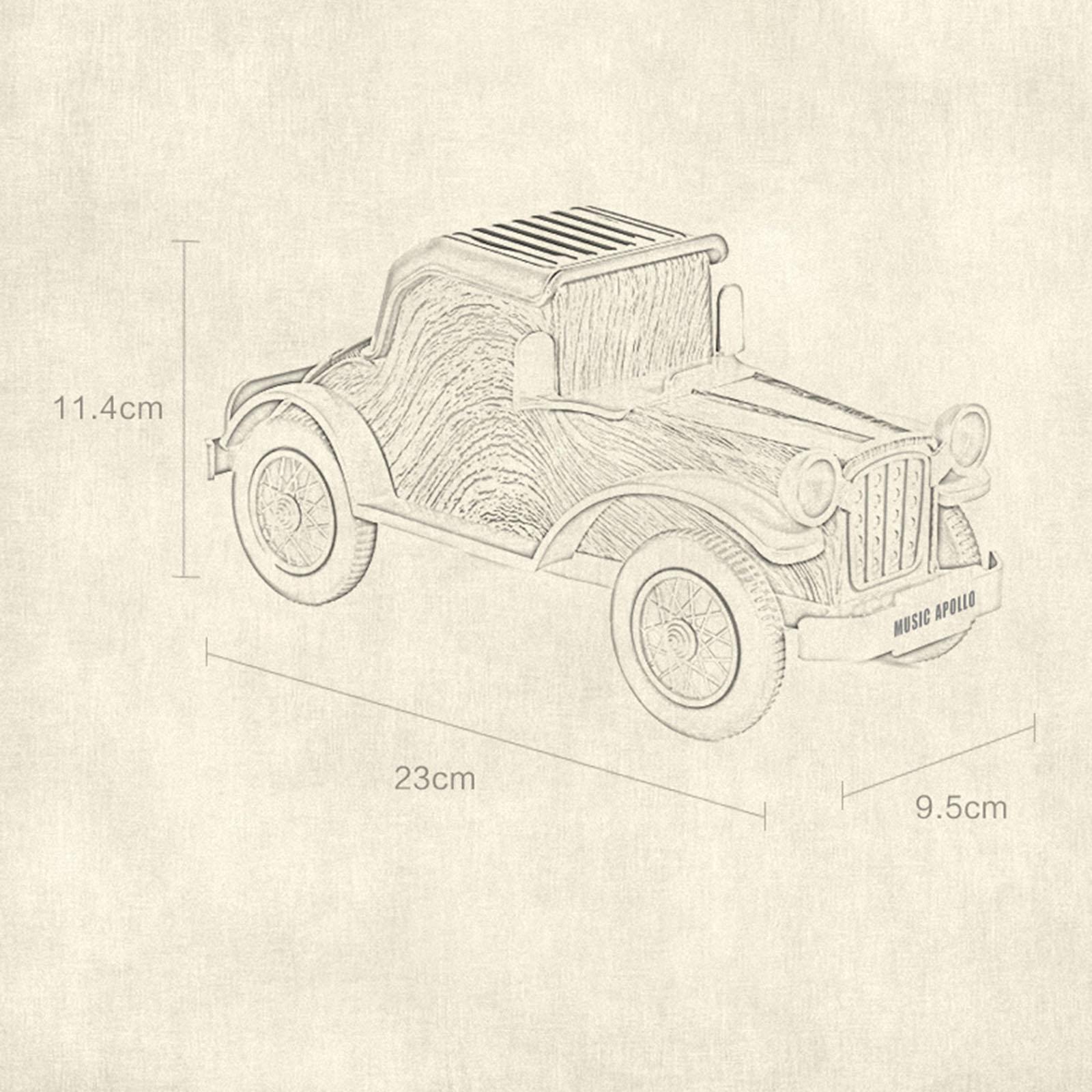 Vintage portable Speaker Subwoofer Rechargeable Mini for Hiking car