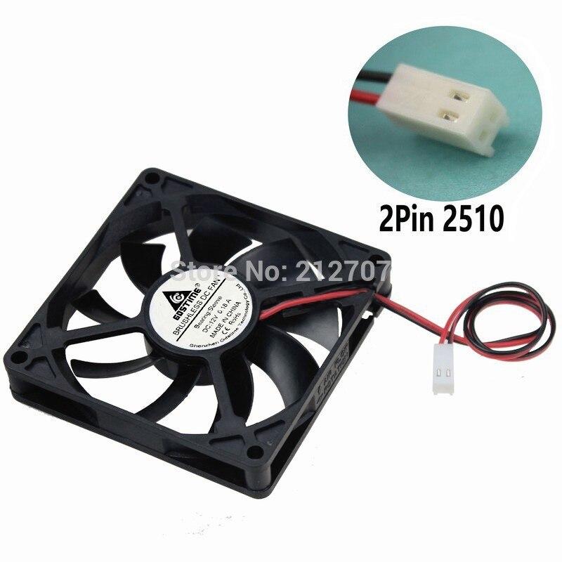1pcs Gdstime DC 12V 2510-2Pin 8cm 80mm 8015 80*80*15mm Brushless Cooling Fan