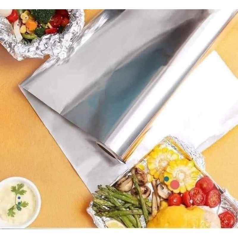 GIẤY BẠC BỌC NƯỚNG THỰC PHẨM 1CUỘN 10MX30CM