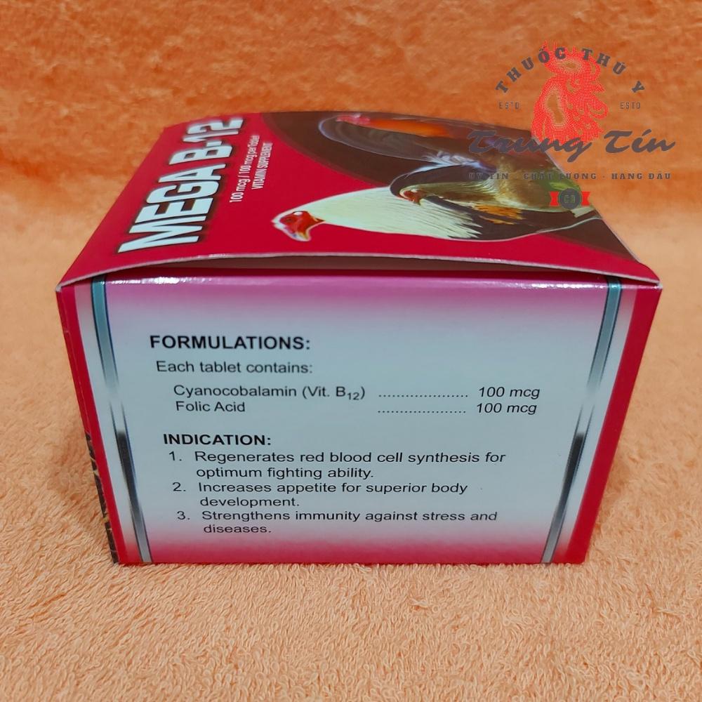 Mega B12 - nuôi gà cao cấp của philippine , tăng bo , mau lên nước máu , sung gà