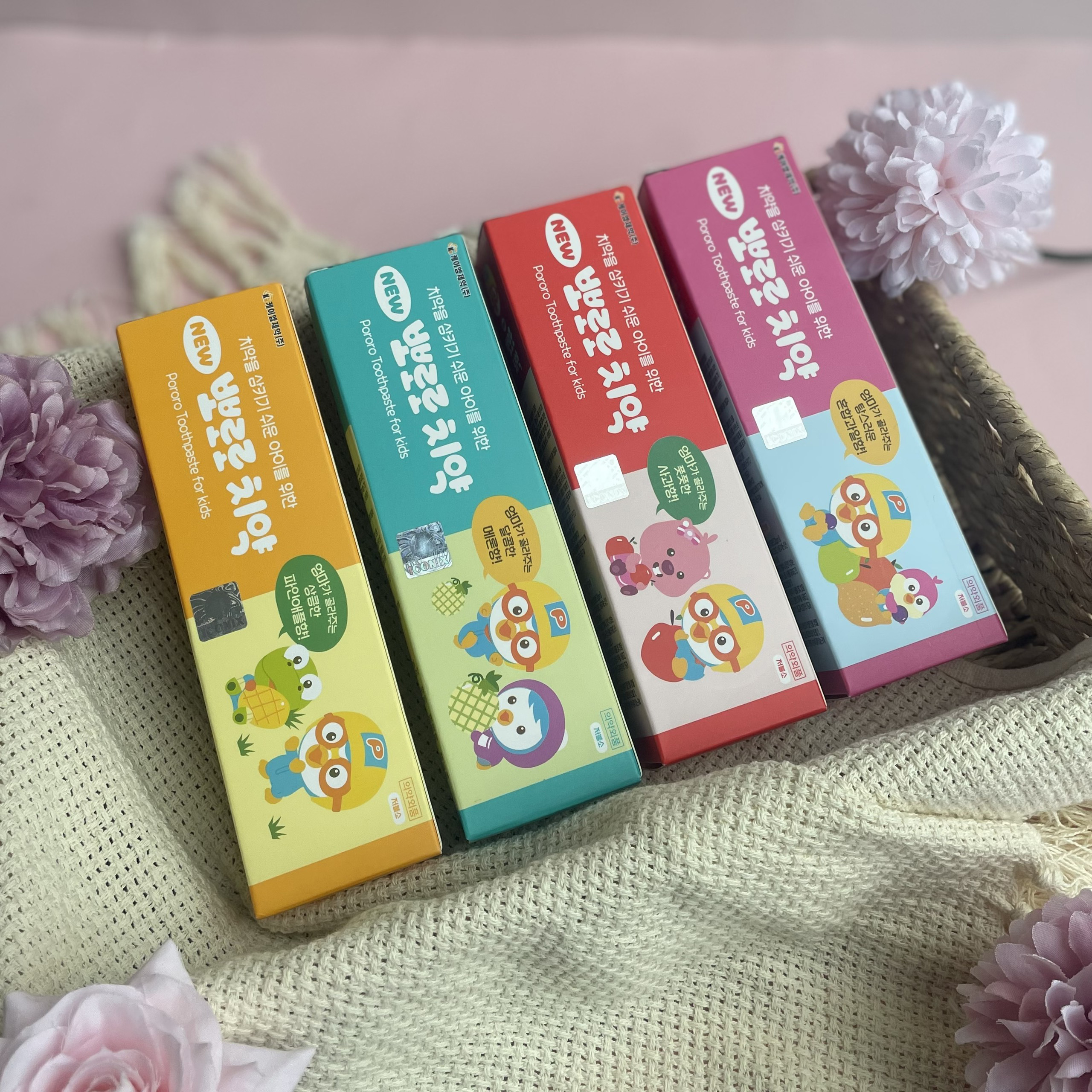 Kem đánh răng Pororo có thể nuốt được cho bé từ 3 tuổi - vị Táo 90g