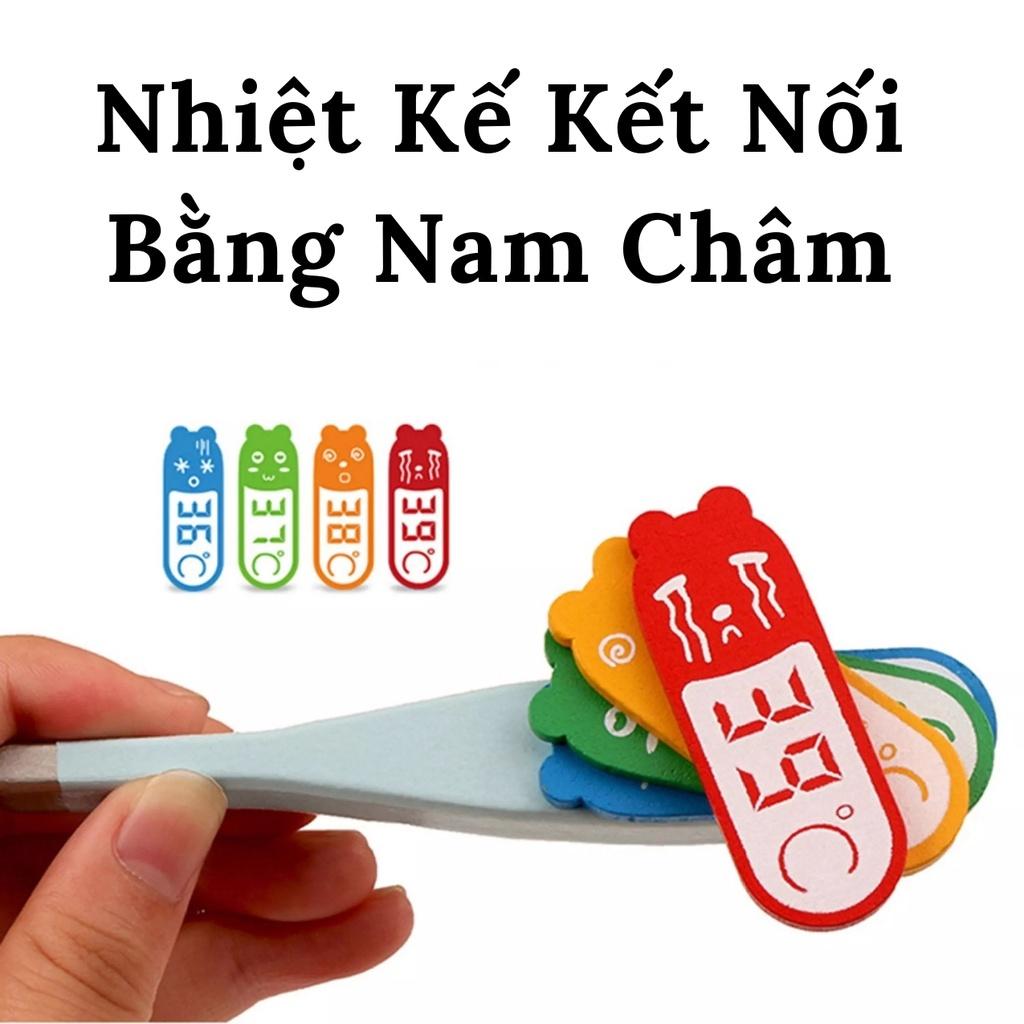 Bộ đồ chơi gỗ cho bé trai, bé gái đóng vai bác sỹ nha khoa 36 chi tiết