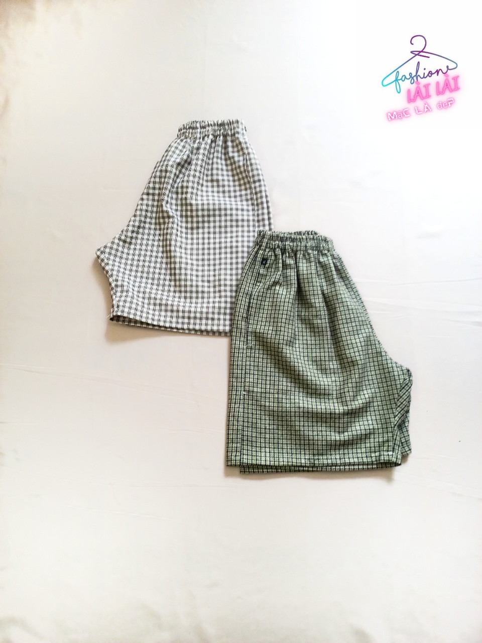 Quần Short Nam Caro Cotton Ngẫu Nhiên Màu