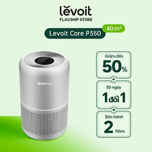 Máy Lọc Không Khí Levoit Core P350 40m2 Bộ lọc HEPA 13 Lọc Bụi Mịn | Hàng Chính Hãng