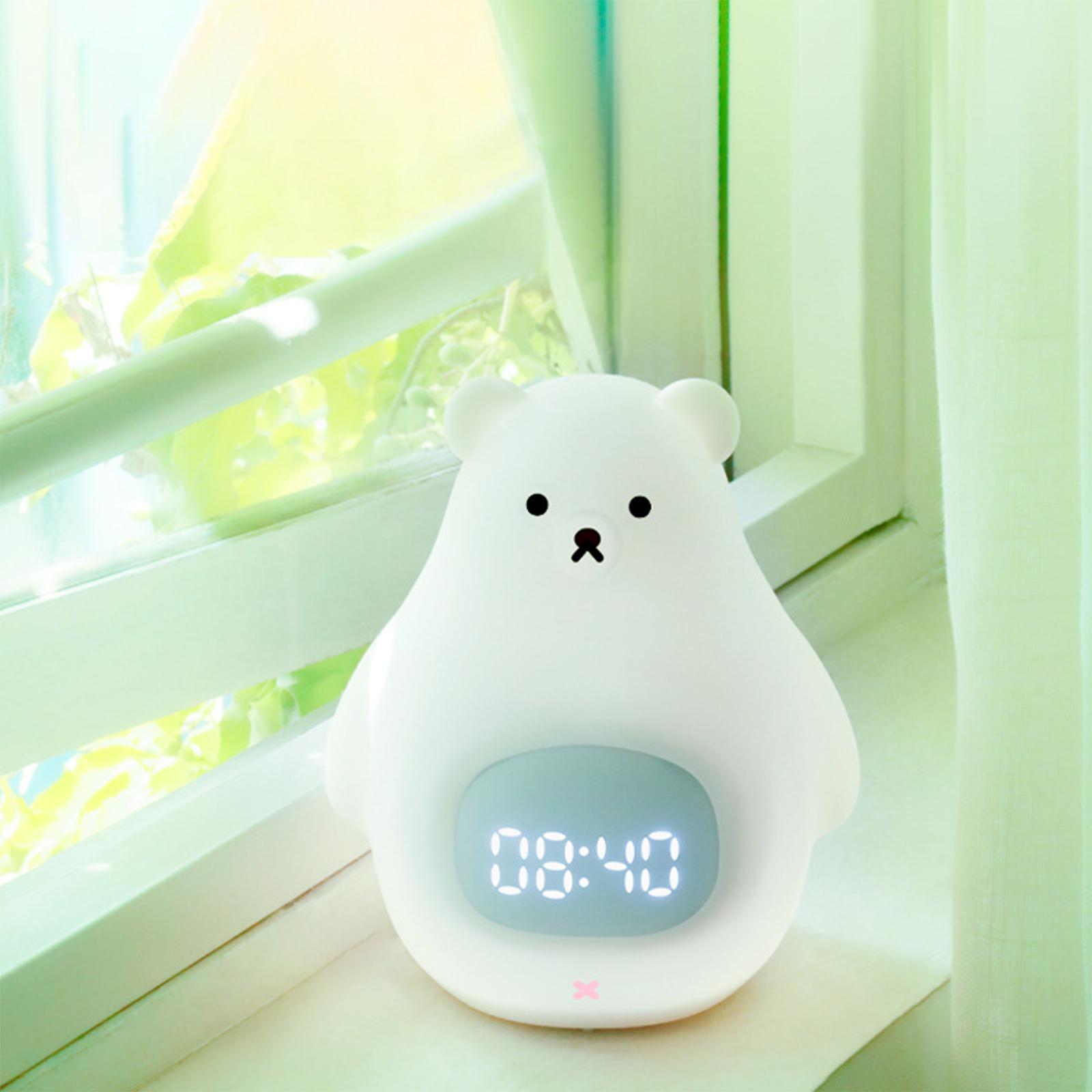 USB Charging Children Bedroom Room Decor Silicone Bear Bedside Lamp Night Light
