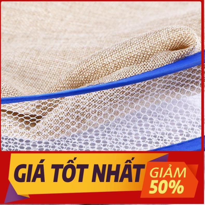 Giá phơi đồ lót tất vớ quần áo trẻ em túi giỏ vải lưới thông minh 2 tầng gấp bé xếp gọn đa năng tiện lợi