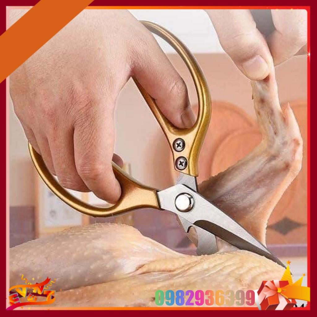 Kéo Cắt Gà Nhật Đa Năng SK5 - Cán Nhựa Bọc Nhôm Cắt Gà Siêu Bén