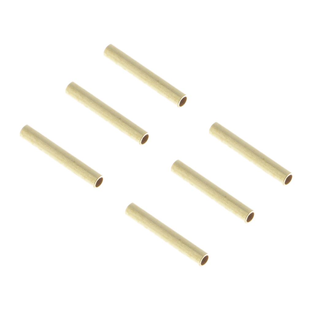 200pcs Single Barrel Crimping Sleeves Copper Tube Inside Diameter 1.0mm