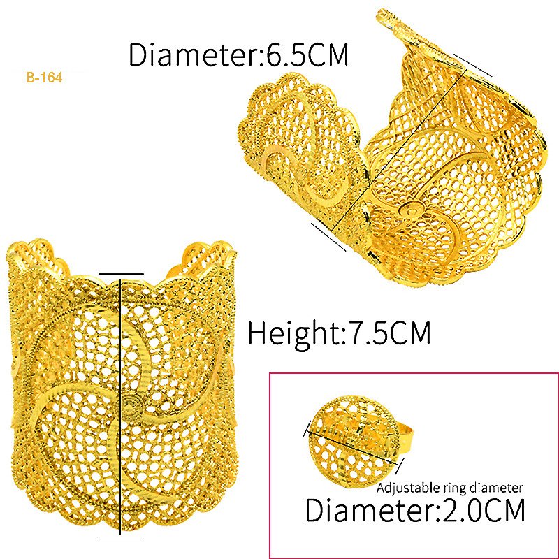 Lắc tay nữ bản to - tặng kèm nhẫn - Phù hợp mọi size tay - Tùy chọn mẫu