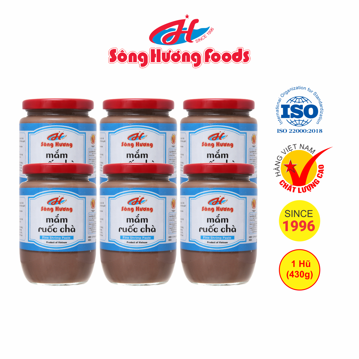 6 Hũ Mắm Ruốc Chà Sông Hương Foods Hũ 430g
