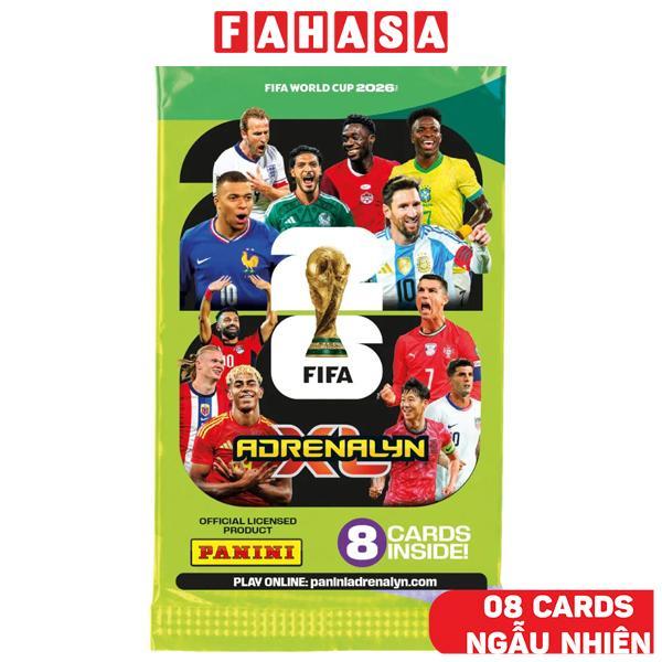 Gói Thẻ Hình FIFA World Cup 2026 Adrenalyn XL - Panini (8 Cards Ngẫu Nhiên/Túi)