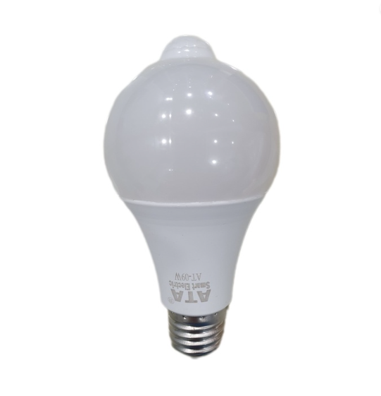 Bóng đèn led ATA AT-09W cảm ứng nhiệt chuyển động gắn tường, trần - Hàng chính hãng