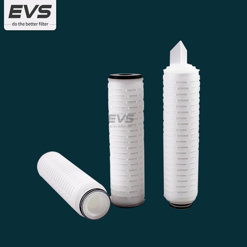 Phong cách mới nhất Bộ lọc nếp gấp màng PTA polytetrafluoroethylene Bộ lọc khí PTFE vi xốp chính xác bộ lọc hiệu quả cao