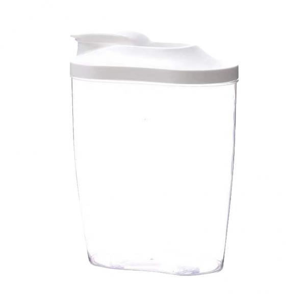 2X Food Storage Container Cereal Dispenser Flip Lid Dry Food Grain Rice 1500ml