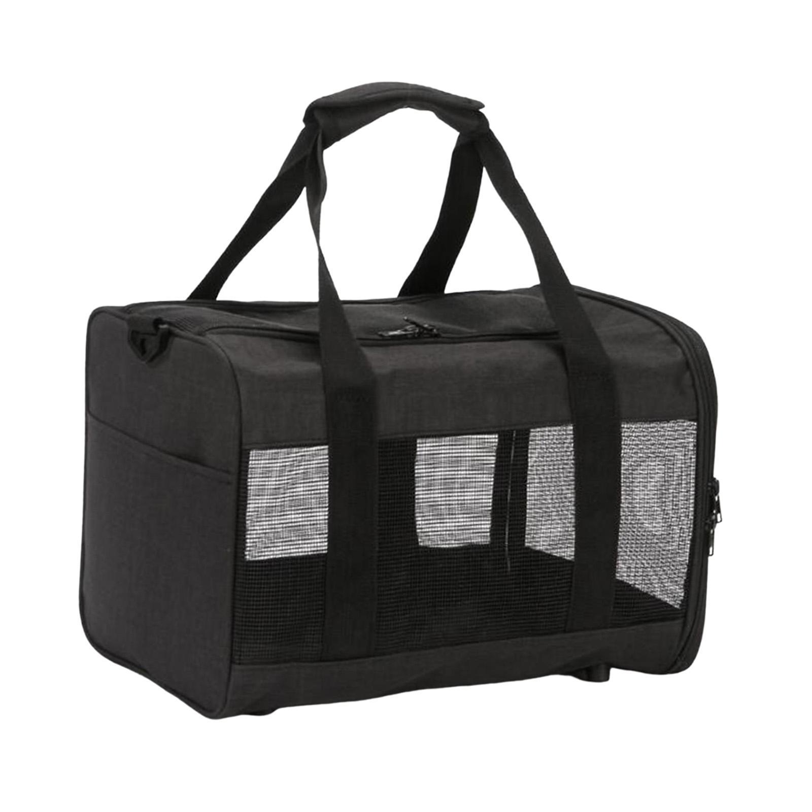 Soft Sided Pet Carrier Cat Carrier Bag Shoulder Bag Ventilated Foldable Carry Bag for Small Dogs for Small Animals Small Medium Cats