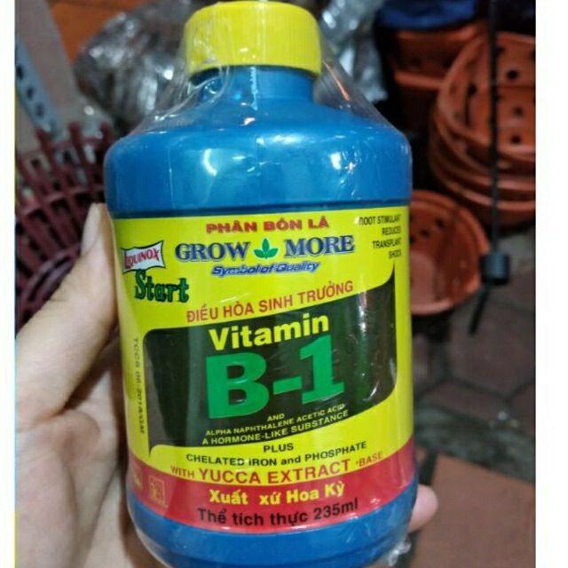 Phân bón lá vitamin B1 Mĩ Grow more dùng cho hoa lan