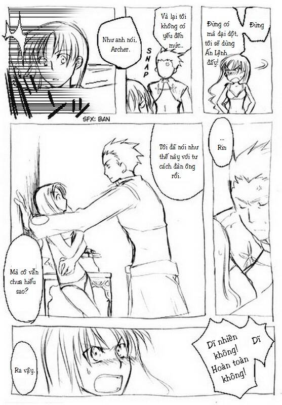 chén thánh: đêm định mệnh - doujinshi archer x rin chapter 6 4