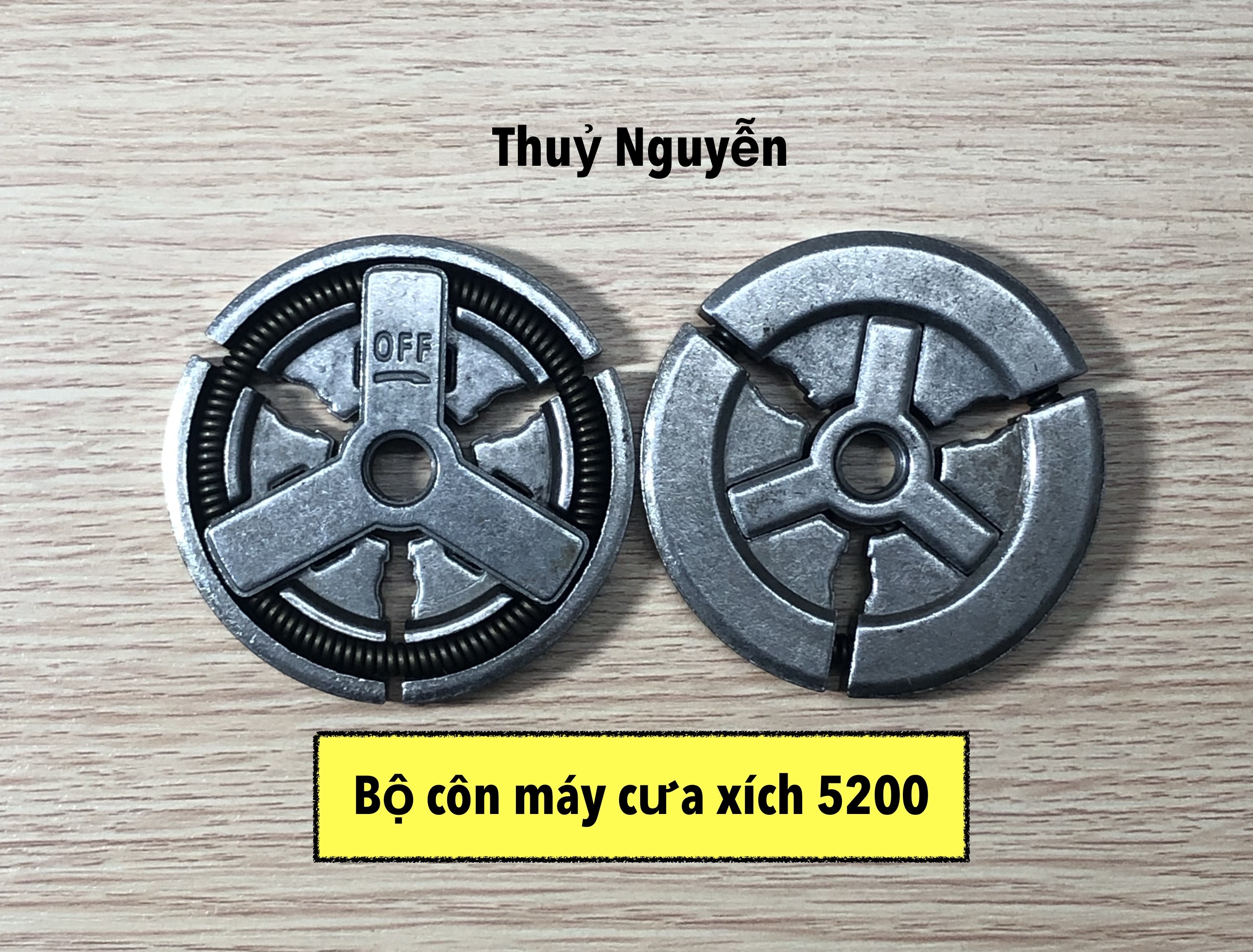 Bộ ly hợp (côn), bố ly hợp máy cưa xích 5200, 5900, 52cc