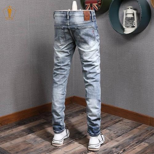 Quần jean rin nam TRAZ màu đen trơn ko rách chất bò cao cấp co dãn 4 chiều đẹp rin trơn form dáng skinny