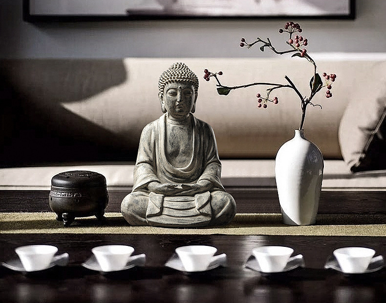Tượng Phật Trang Trí, Tượng Décor Nội Thất, Kệ Tủ, Kệ Sách