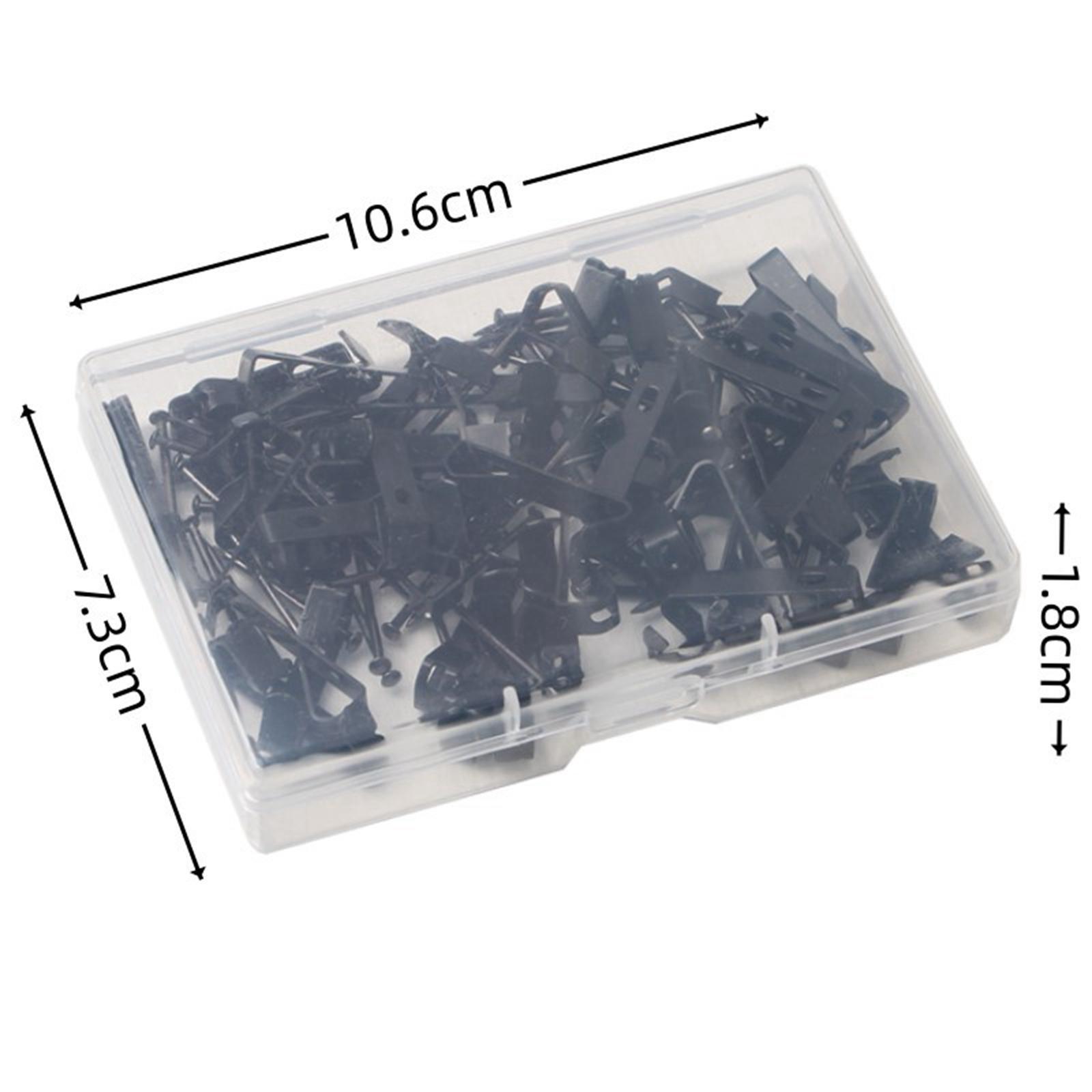 100 Pieces Picture Frame Hooks Metal Picture Hooks for Office Bedroom Home